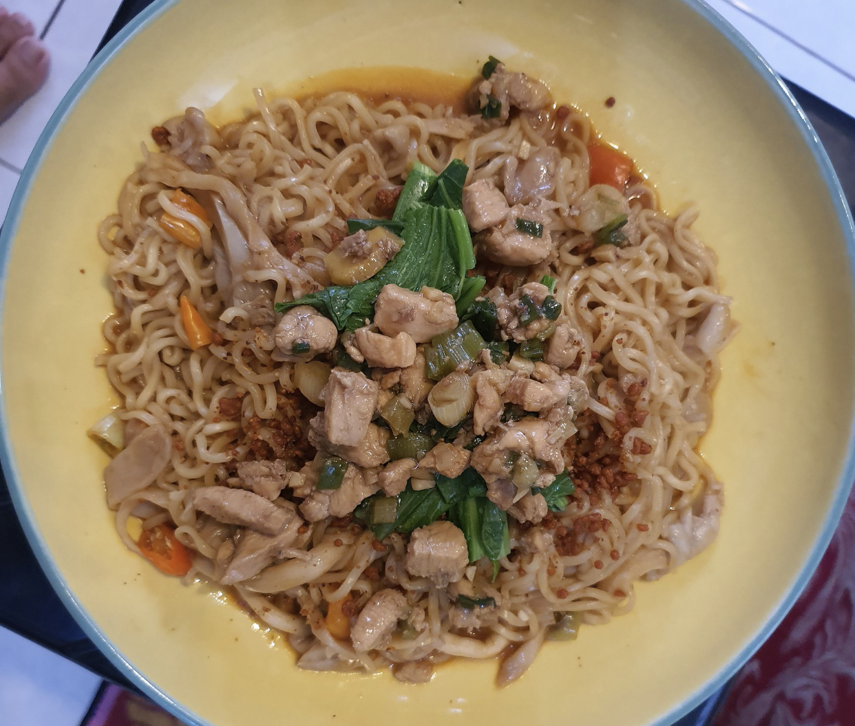 Mie Ayam goreng jamur