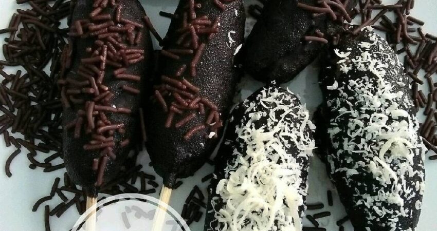 cara membuat coklat cair untuk celupan es