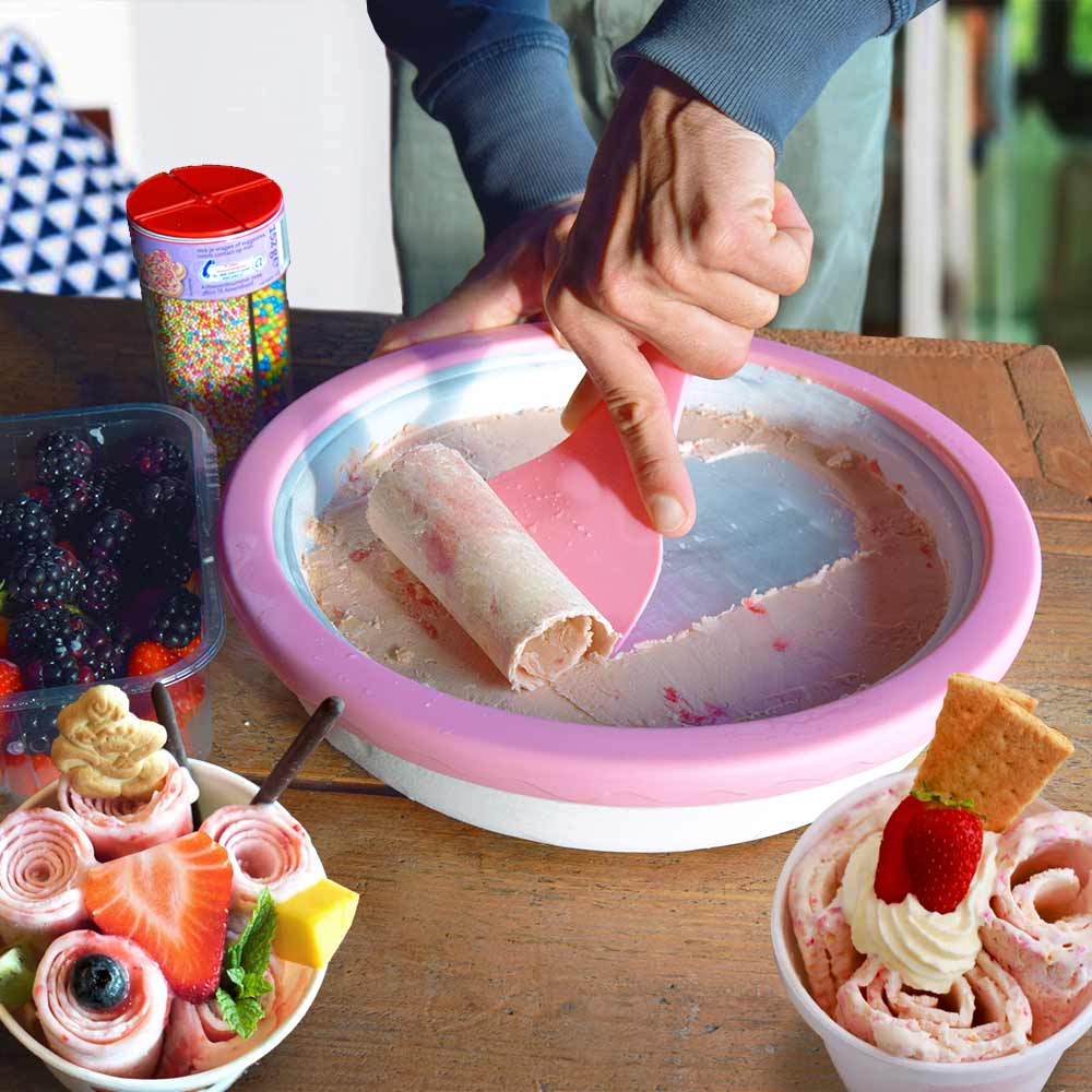 cara membuat es krim gulung