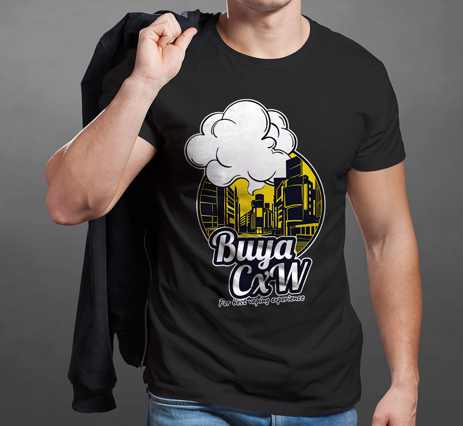 desain sablon kaos simple