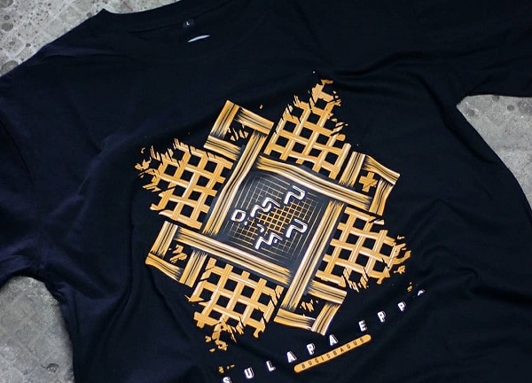 sablon kaos merauke viral