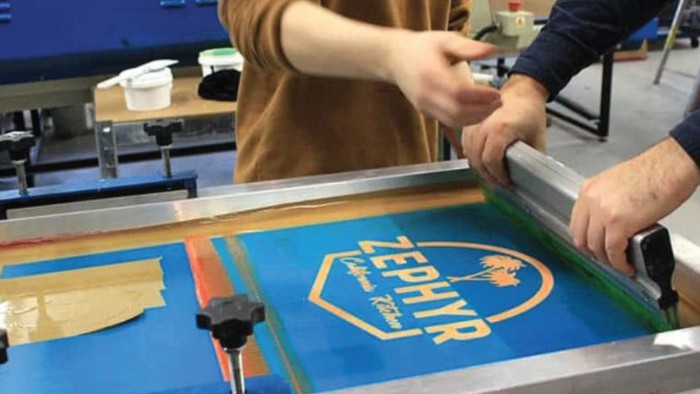 Metode sablon kaos Bima