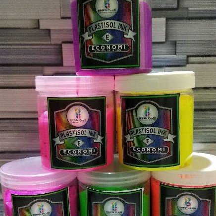Sablon Tinta Plastisol Premium, Hasil Cetakan Berkualitas Tinggi