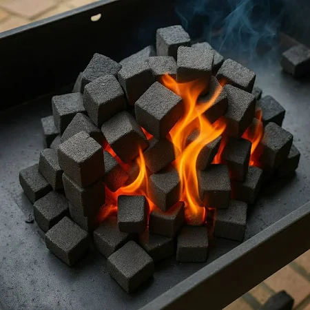 premium shisha charcoal briquettes