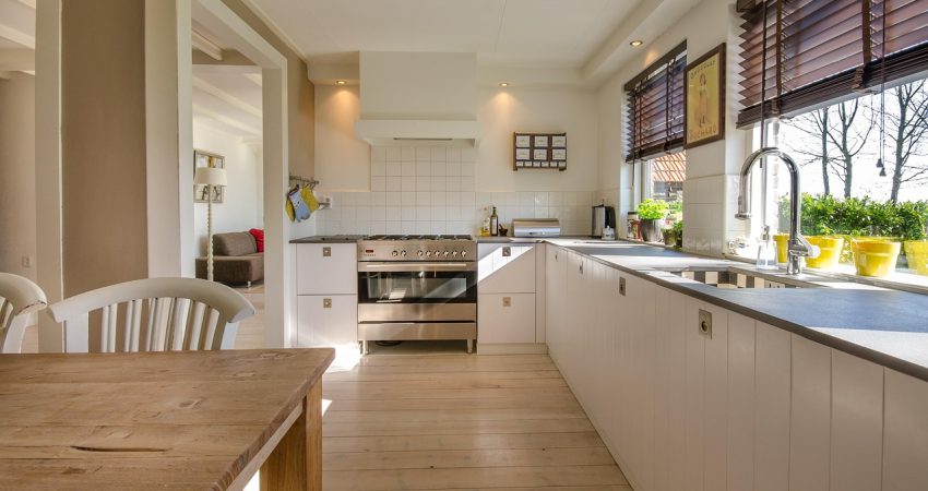 meja kerja dapur dari aluminium ringan