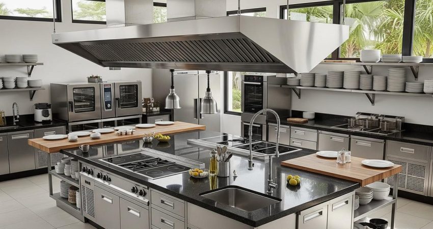 penataan layout dapur produksi