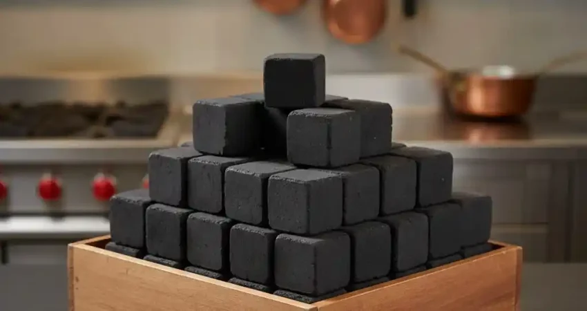 Food Safe Charcoal Briquettes for Hotel Restaurants