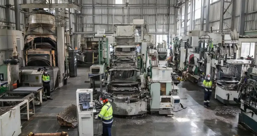 Coconut shell charcoal briquette plant facility showing production equipment and factory layout