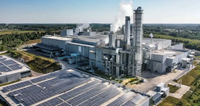 Low emission charcoal briquette facility with advanced filtration systems and emission reduction technology for sustainable production
