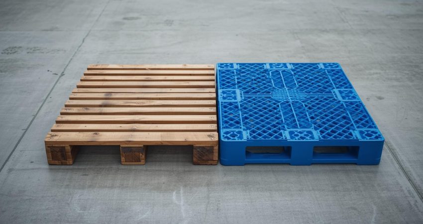 perbedaan pallet plastik dan kayu