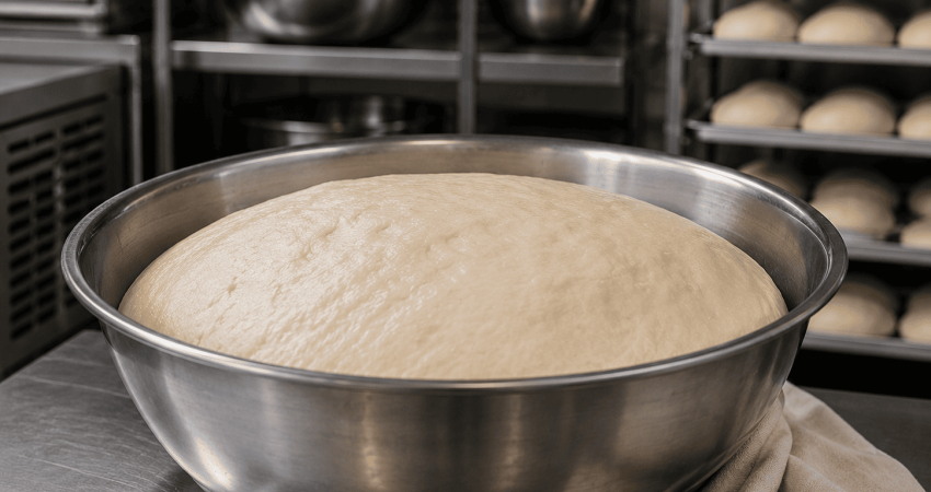 adonan roti mengembang sempurna