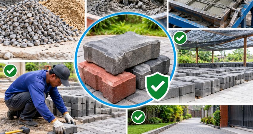 tips paving block tidak mudah retak