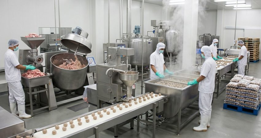 kecepatan produksi bakso harian