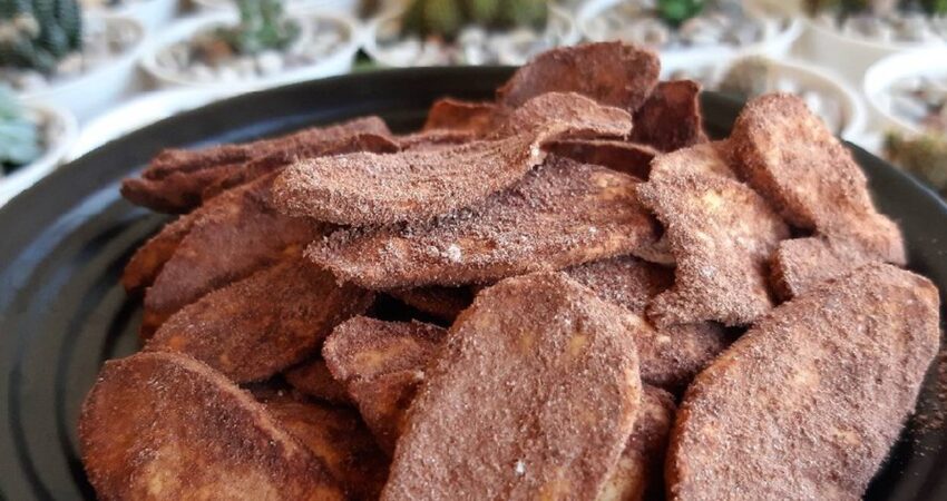 usaha keripik pisang coklat