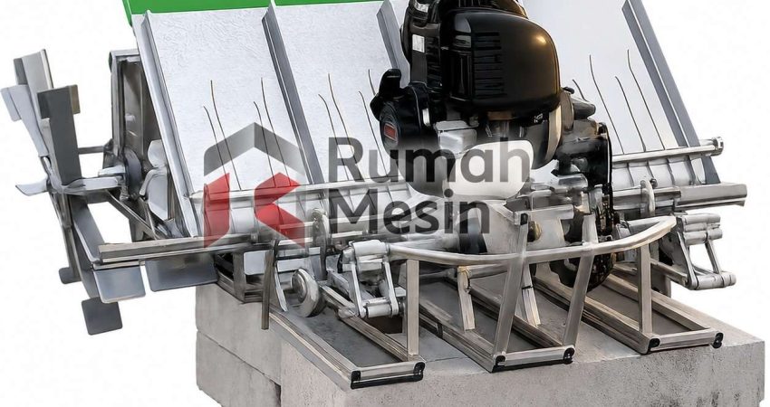 cara mengganti oli mesin tanam padi