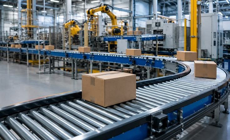 industri yang menggunakan roller conveyor